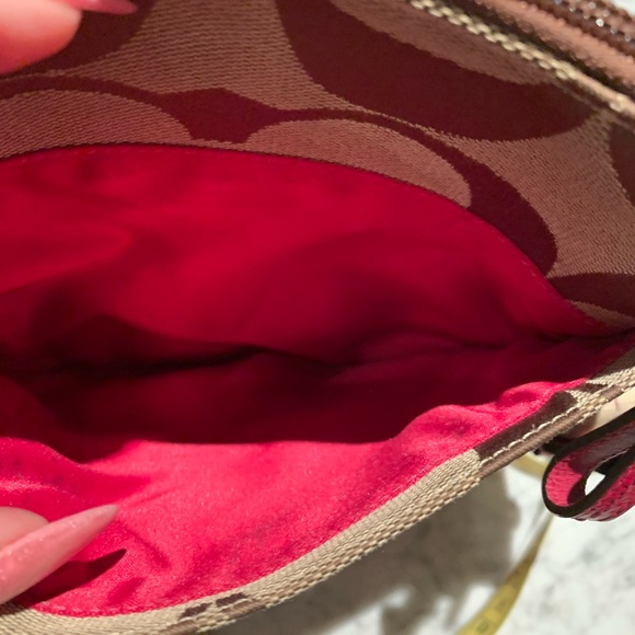 💕COACH ZIPPERED TOP CROSSBODY HANDBAG💕EXCELLENT CONDITION! - Picture 9 of 11